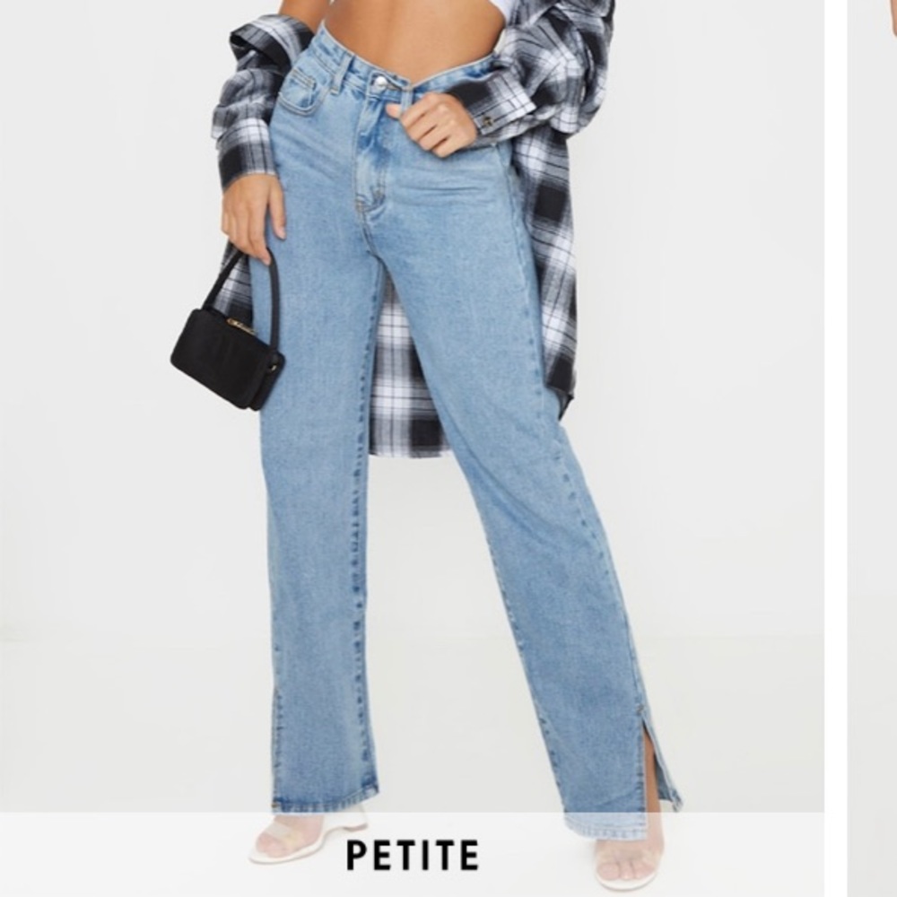 Petite light wash jeans